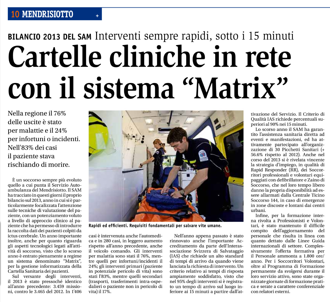 Giornale del Popolo 14.03.2014