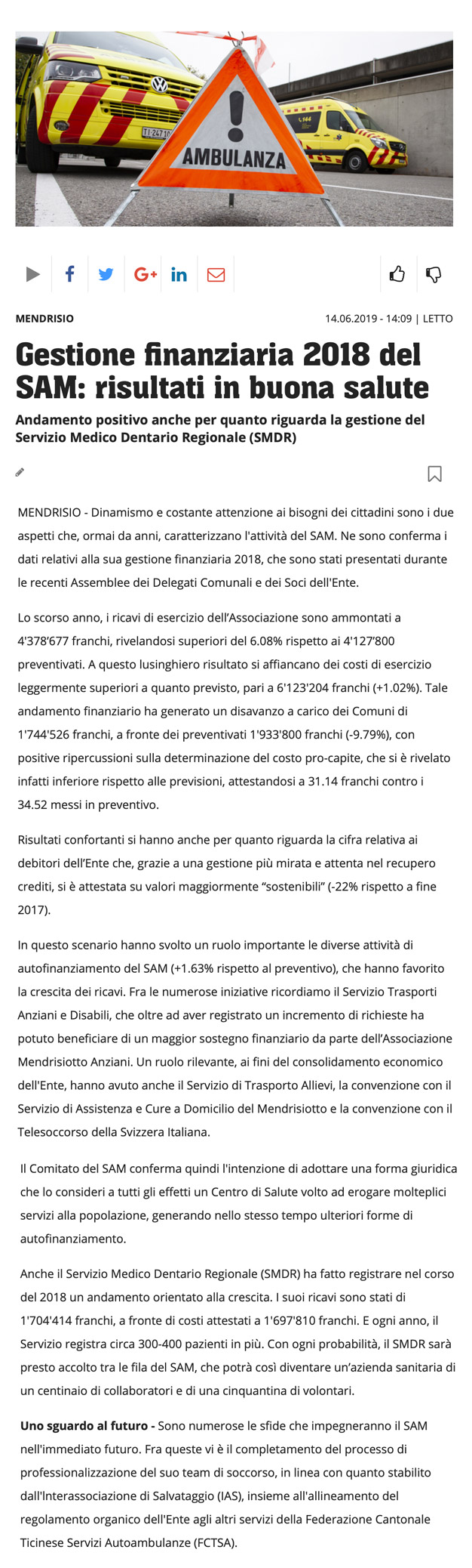 Ticinonline 14.06.2019